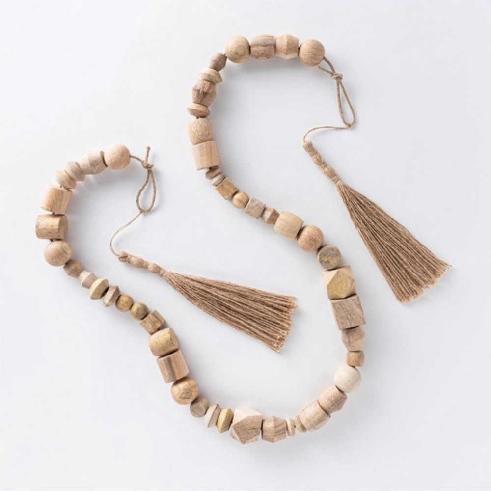 Threshold Oversized Wooden Garland Accent